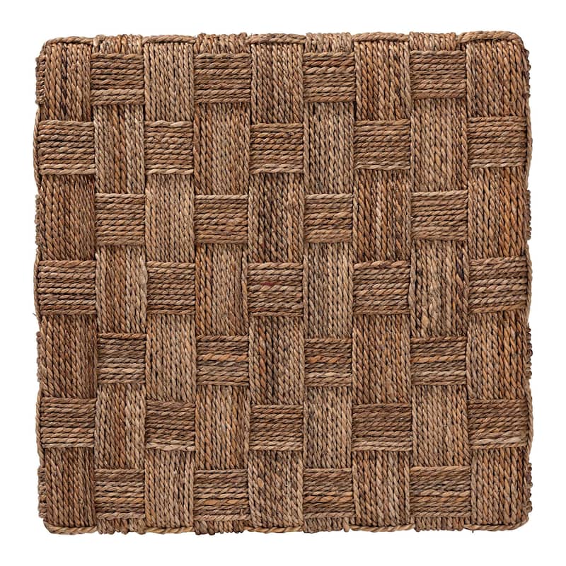 Karina Bohemian Natural Seagrass End Table