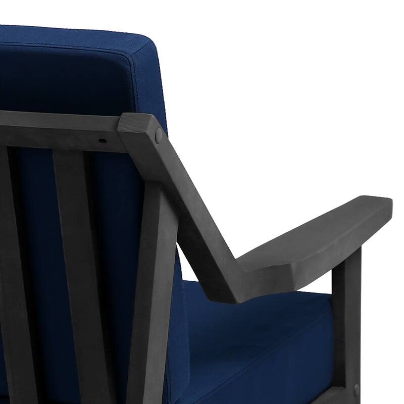 Outdoor Conversation Set Patio Cushioned Chair, Loveseat with Tables