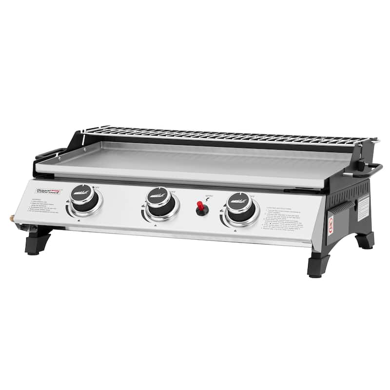 Royal Gourmet 24-Inch Portable Gas Griddle ,Silver