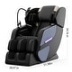 preview thumbnail 15 of 19, PU Leather Zero Gravity Massage Chair with Full Body Air Bags, 6 Rollers, Heating, Bluetooth, Recliner Chair