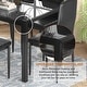 preview thumbnail 15 of 22, Grondin Modern Style 7-Piece Dining Room Table Set with Tempered Glass Tabletop and 6 PU Leather Upholstered Chairs