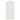 Glass Warehouse Large Arch Shape Stainless Steel Framed Mirror