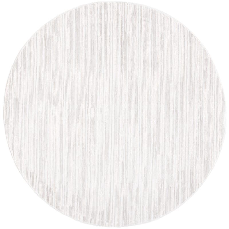 SAFAVIEH Vision Sunanda Modern Ombre Tonal Rug - 5' Round - Ivory