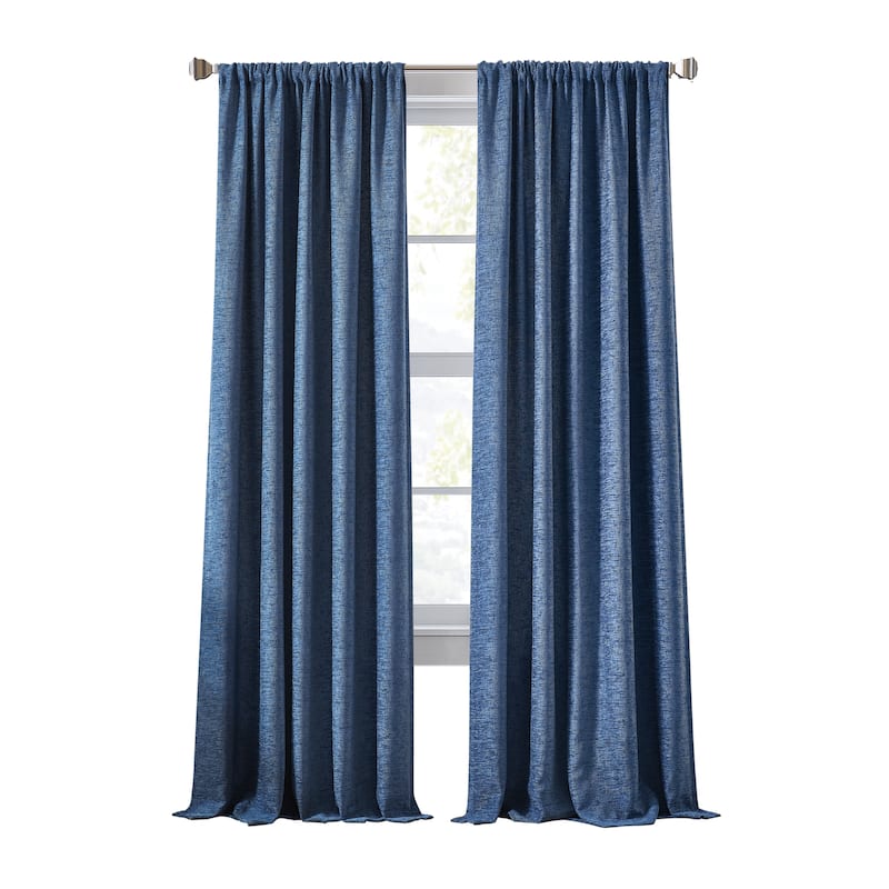 DKNY Boucle Chenille Window Curtain Panel Pair