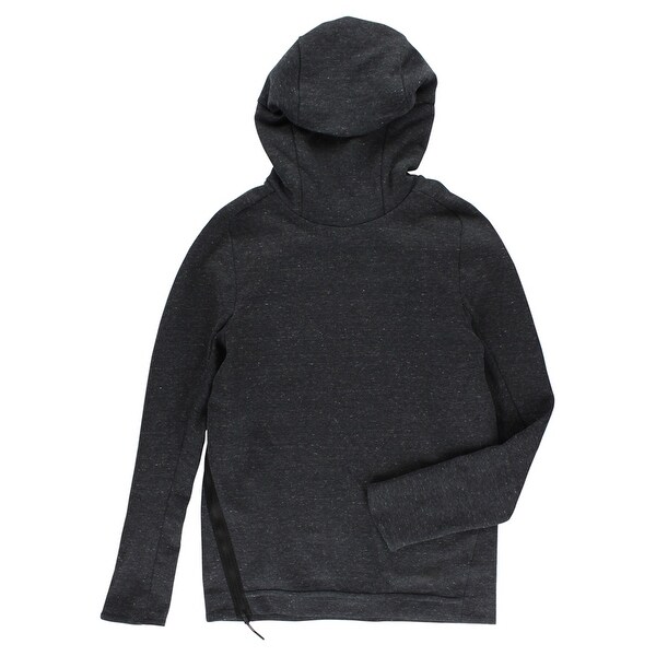 grey nike funnel neck hoodie