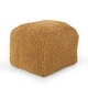 preview thumbnail 17 of 18, Moloney Modern Microfiber Chenille Pouf by Christopher Knight Home