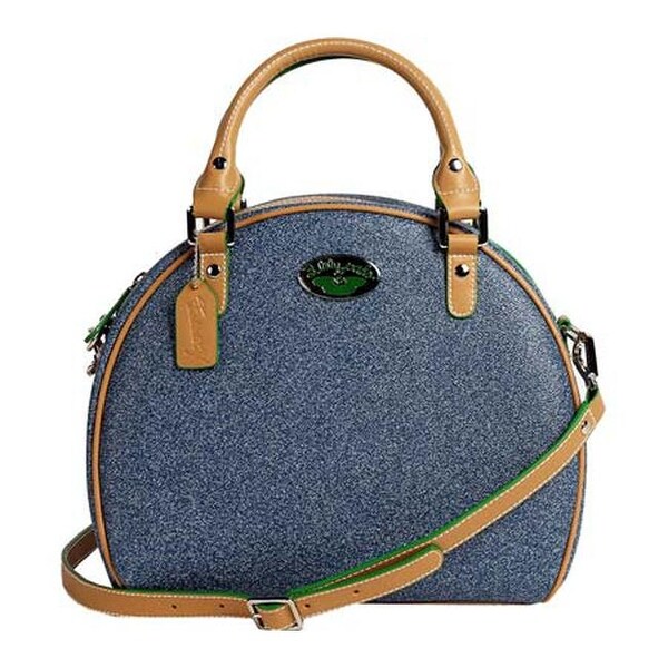 3 Lily Pads Women S Sunset Satchel Midtown Blue Denim Print Us Women S One Size Size None
