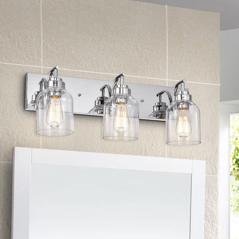 3-light Chrome Bath/ Vanity Light