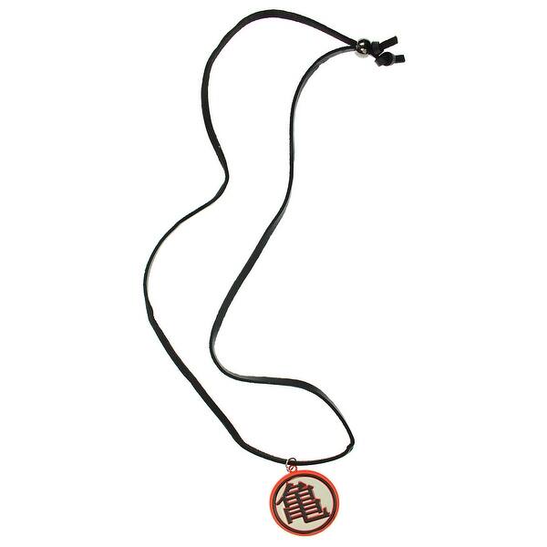 Shop Dragonball Z Orange White Turtle Symbol Necklace Overstock