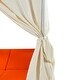 preview thumbnail 8 of 25, Outdoor Adjustable Patio Wicker Sunbed Daybed with Cushions and Canopy