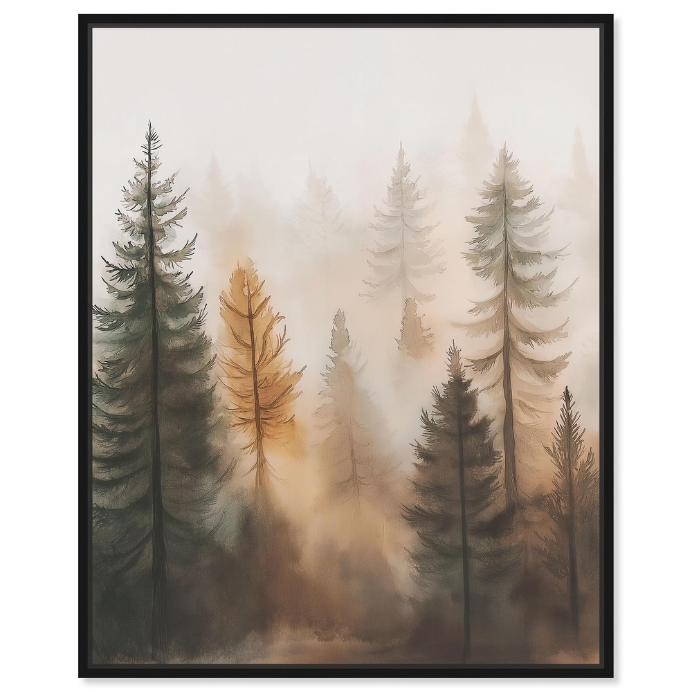 Misty Pines I Canvas by Art Remedy