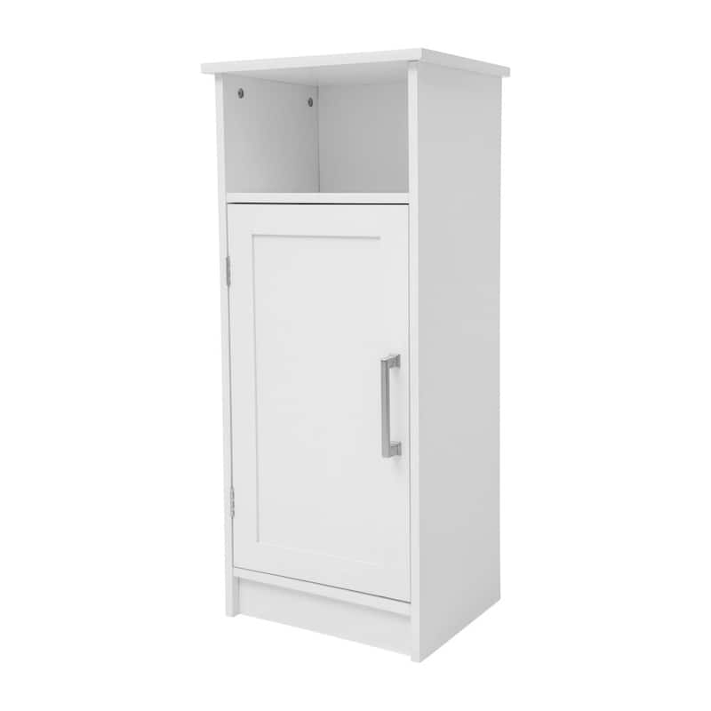 Modern Bathroom Storage Cabinet with Magnetic Close Door and 3 Shelves