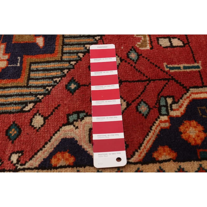 ECARPETGALLERY Hand-knotted Konya Anatolian Red Wool Rug - 4'10 x 12'5