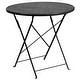 preview thumbnail 5 of 23, 30-in. Round Steel Folding Patio Table Set w/ 4 Chairs