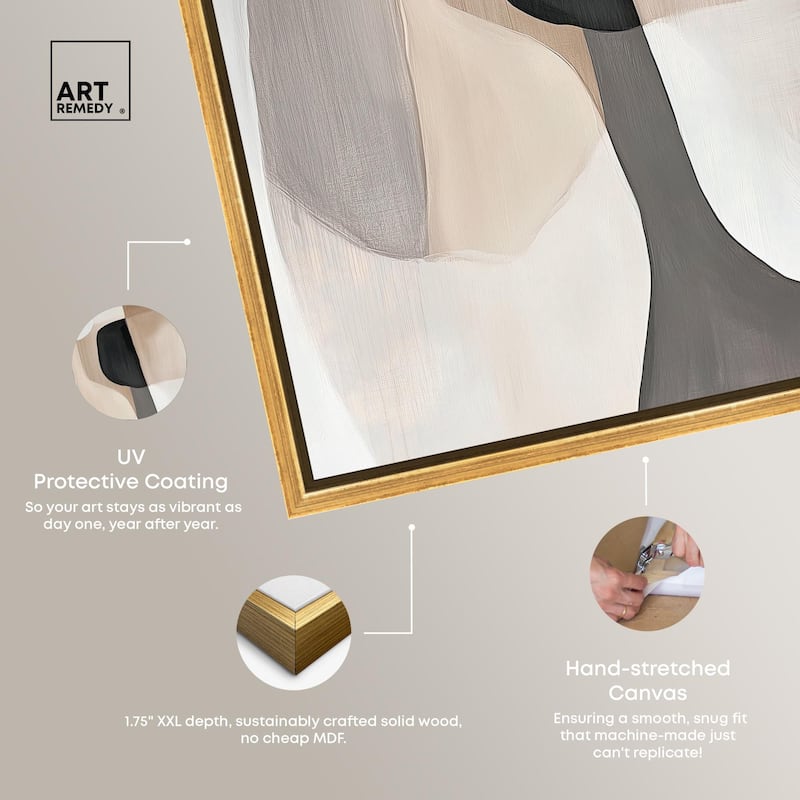Curvilinear Composition II Canvas by Art Remedy