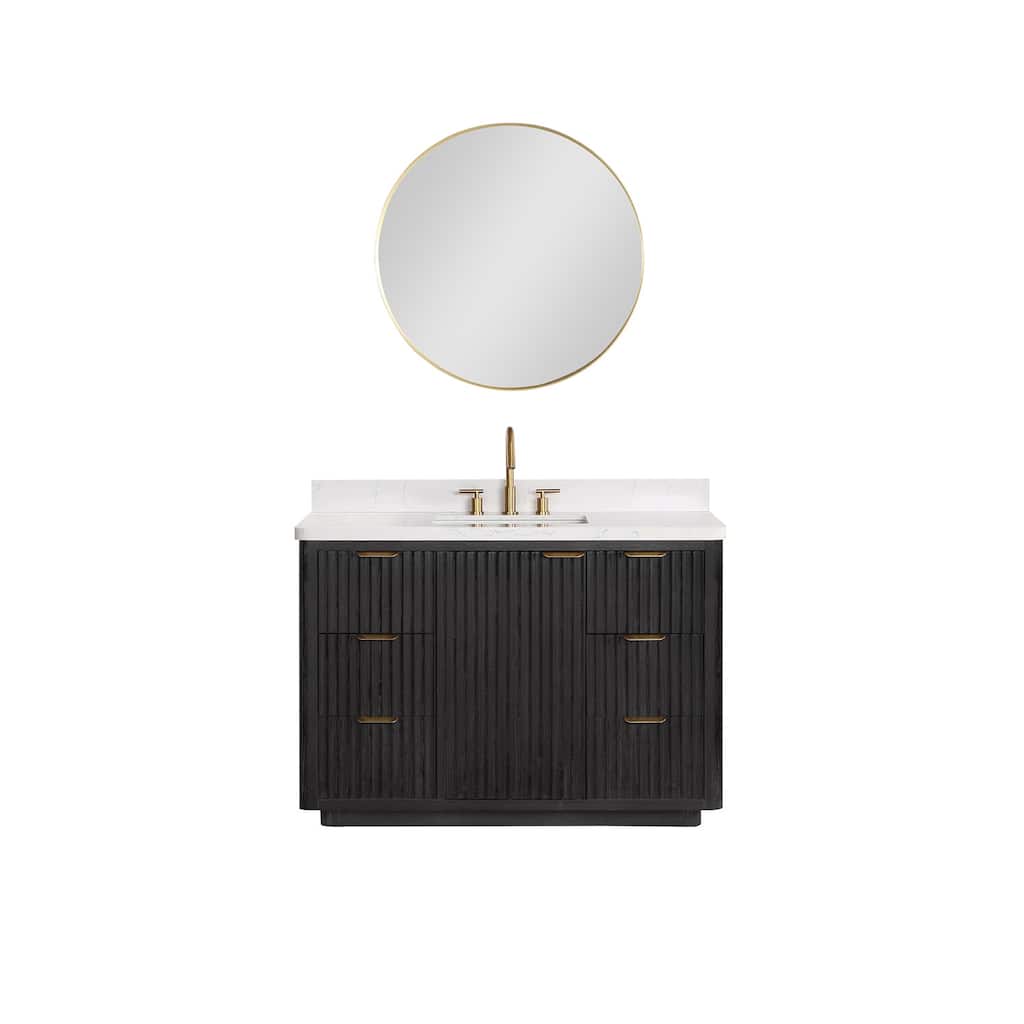 Miseno MV-704148 Cadiz 48" Free Standing Single Basin Vanity Set with