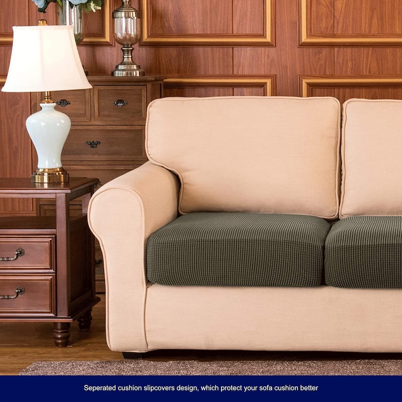 Subrtex Stretch Separate Sofa Cushion Slipcovers (1/2/3 PCS)