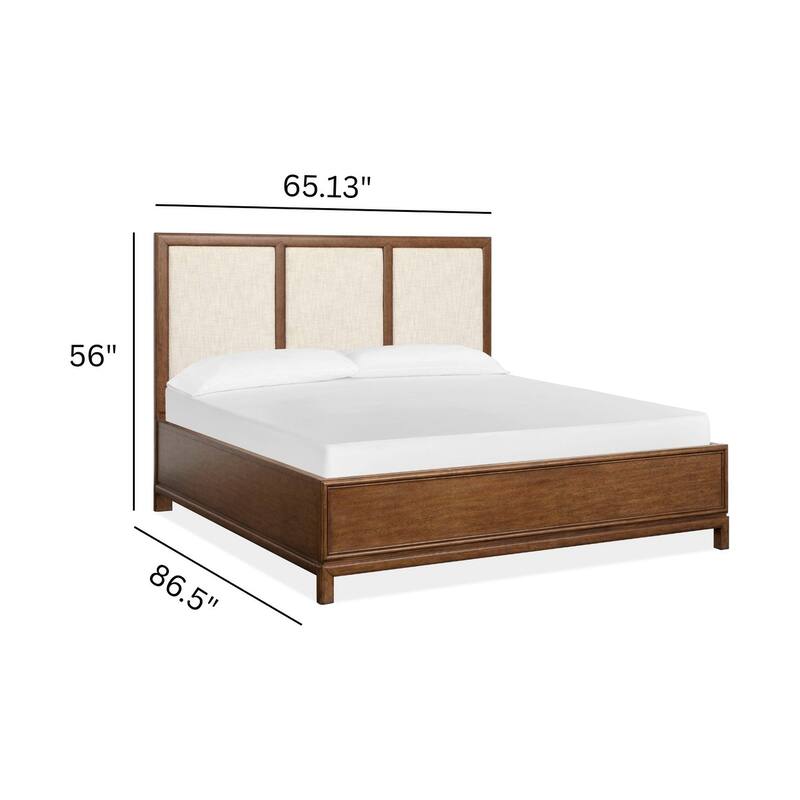 Magnussen Home Ridgefield Russet Upholstered Panel Bed