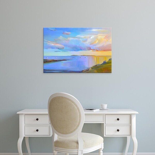 Easy Art Prints Holly Ready's 'Summer Cove' Premium Canvas Art