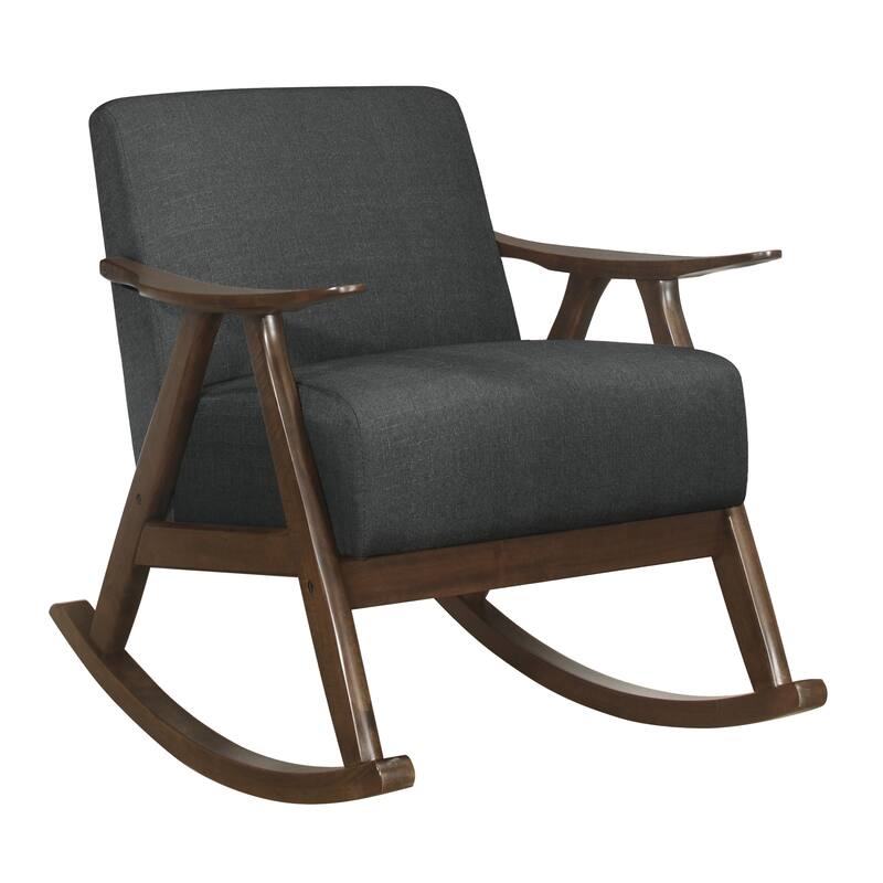 Aura Rocking Accent Chair - Dark Grey