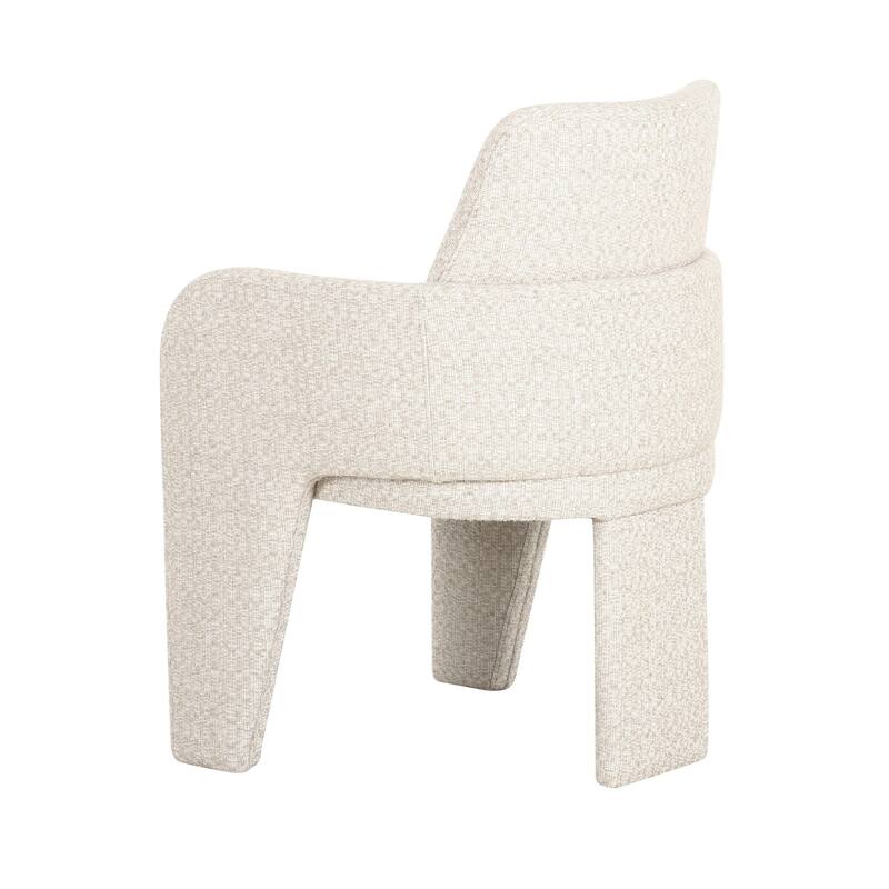 Modrest Cando Modern Beige Fabric Dining Chair