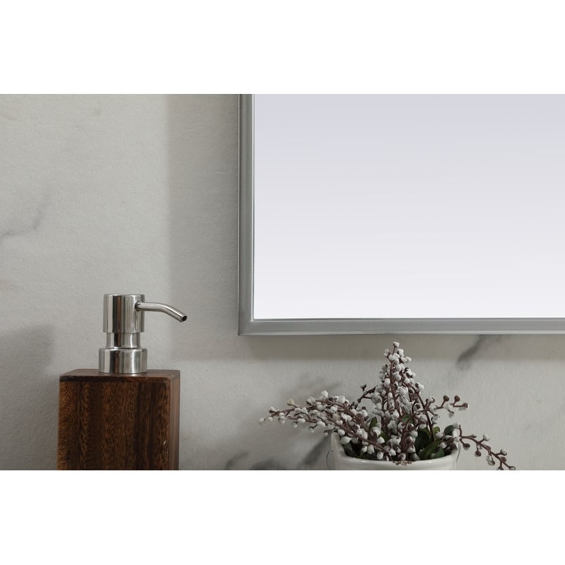 Indigo Home Metal Frame Arch Mirror 42x30 Inch