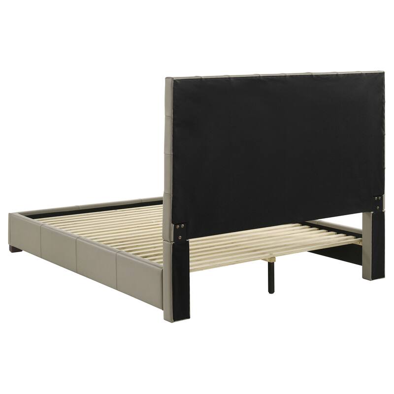 Medley Genuine Leather Platform Bed