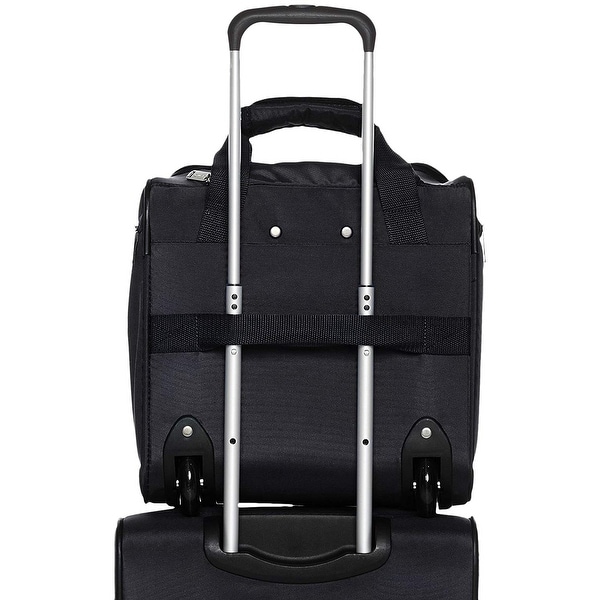 Shop AmazonBasics Underseat Carry-On Rolling Travel Luggage Bag,, Black, Size 13.0 - 13 - Free ...
