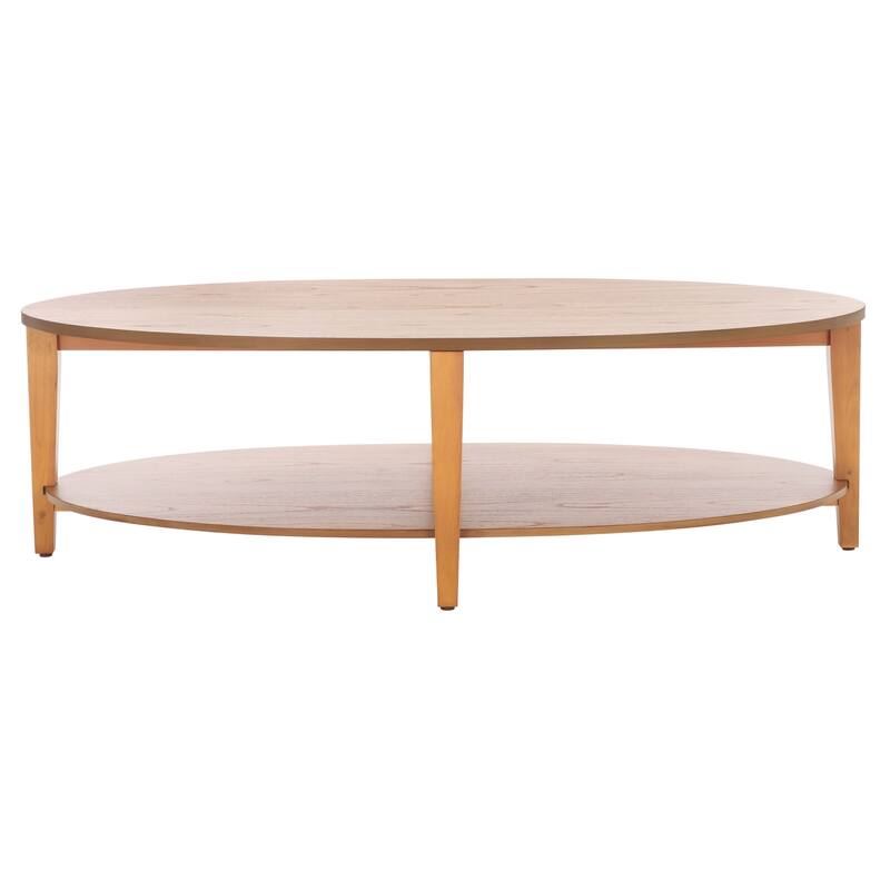 SAFAVIEH Couture Leonardi Oval Coffee Table - 54"W x 31"D x 16"H
