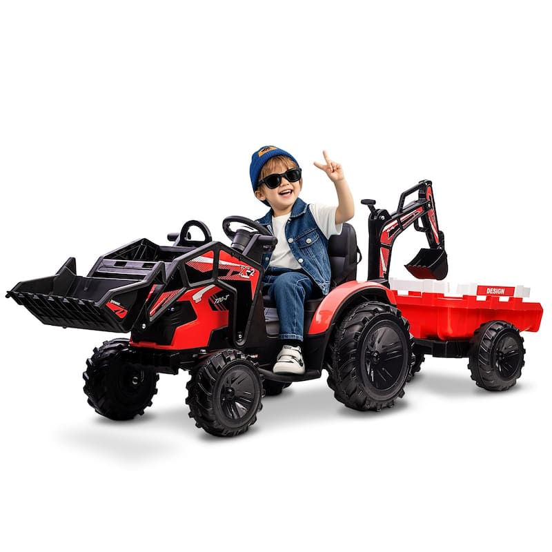 24V Ride on Toys for Big Kids - Red