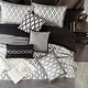 preview thumbnail 3 of 5, Nanshing Calvin Luxury10-Piece Geometric Comforter Set