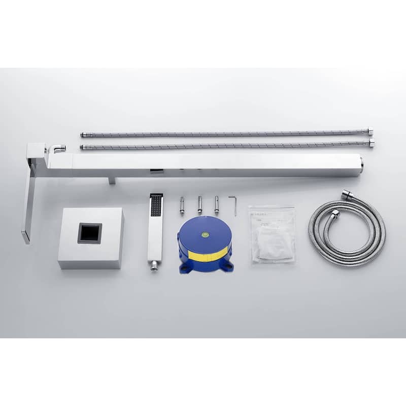 chrome waterfall floor mount tub filler free standing - 8' x 10'