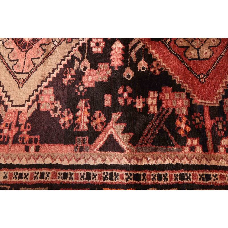 ECARPETGALLERY Hand-knotted Anatolian Vintage Black Wool Rug - 3'3 x 10'3