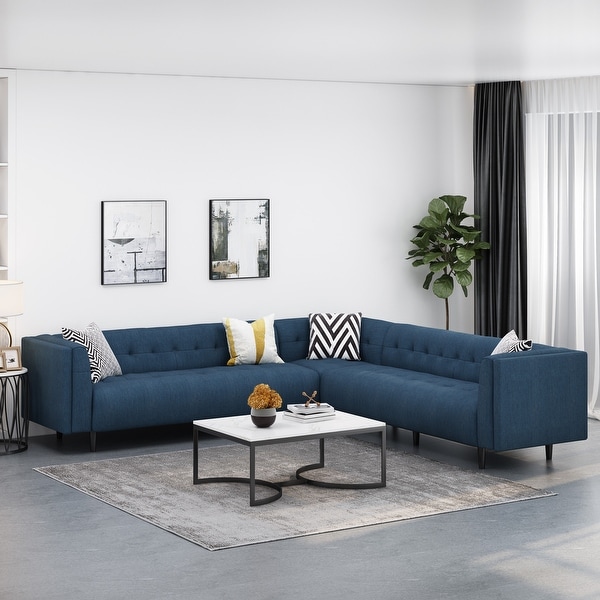 Hardaway 7-Seater Fabric Sectional Sofa by Christopher Knight Home. Opens flyout.