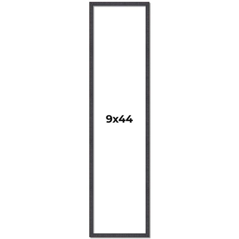 9x44 Frame Brown Solid Wood Picture Frame - Complete Modern Photo