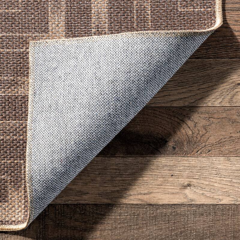Nuloom Sufia SuperiorWash Geometric Easy-Jute Machine Washable Area Rug