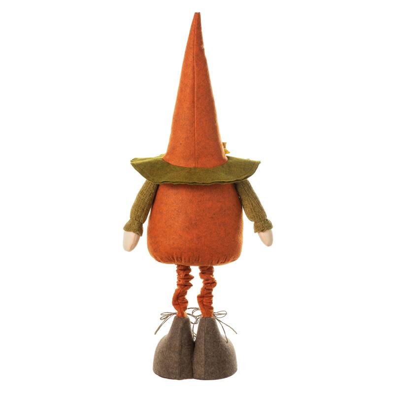 Glitzhome Telescoped Fabric Fall Gnome Standing Decor