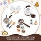 preview thumbnail 5 of 5, Corner Wooden Play Kitchen with Slide and Coffee Machine for Kids - 41" x 12" x 37"