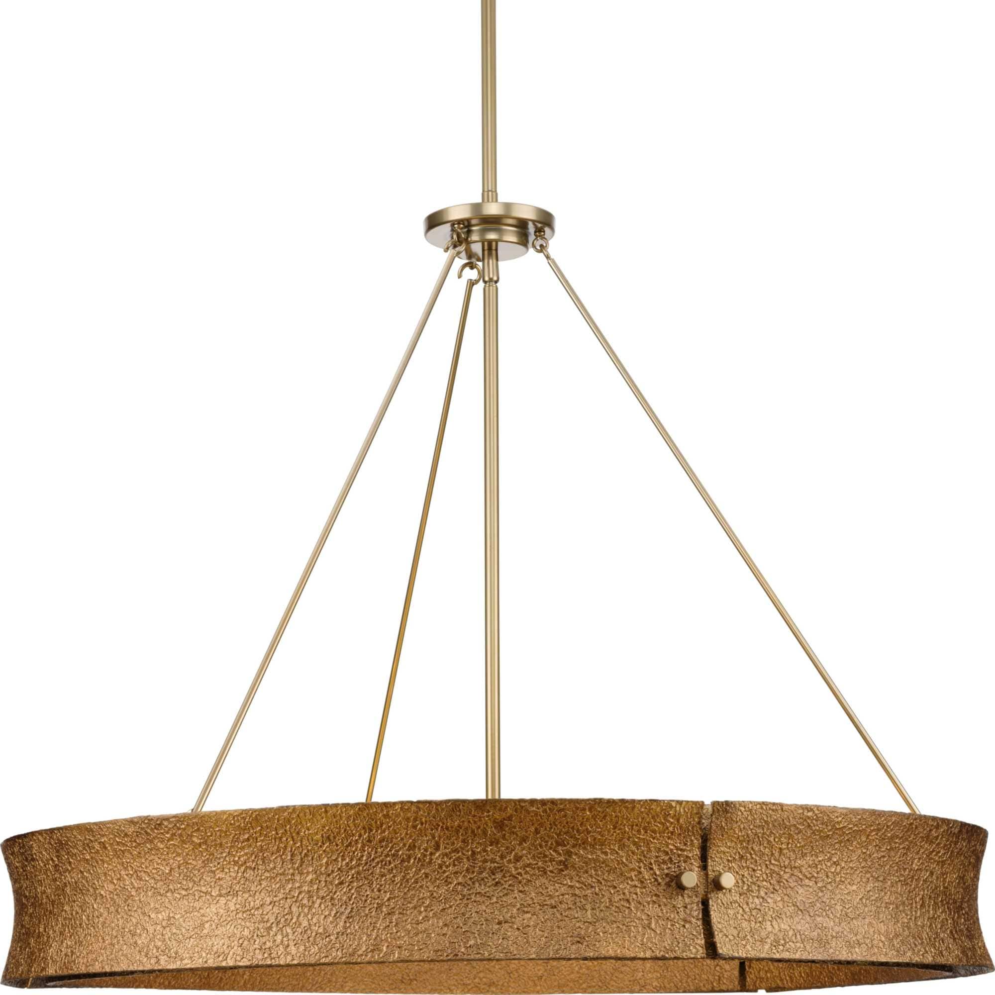 Progress Lighting P400358 Lusail 6 Light 32" Wide Ring Chandelier