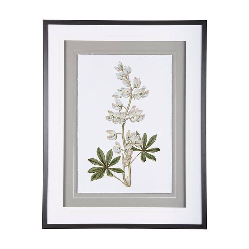 Soft Blue Botanicals VIII Framed Art Print