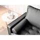 preview thumbnail 11 of 17, US Pride Lopez Faux Leather Mid-century Modern Sofa