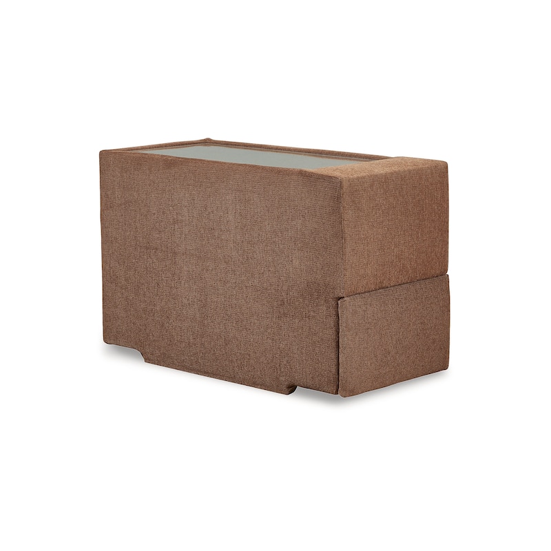 Signature Design by Ashley Modmax 4-Piece Sectional with Chaise and Storage Console - 126"W x 68"D x 36"H