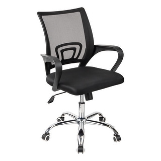 Mind Reader 9 to 5 Collection Swivel Office Chair with Wheels