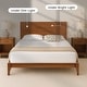 preview thumbnail 45 of 52, Eco-Chic Bamboo Platform Bed with Storage Space by Harper&Bright Designs