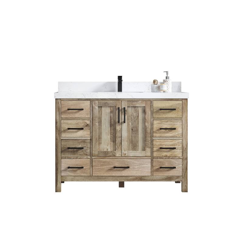 Willow Collections 48 in. W x 22 in. D Malibu Mango Single Sink Bathroom Vanity with Countertop