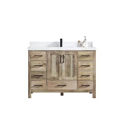 Willow Collections 48 in. W x 22 in. D Malibu Mango Single Sink Bathroom Vanity with Countertop