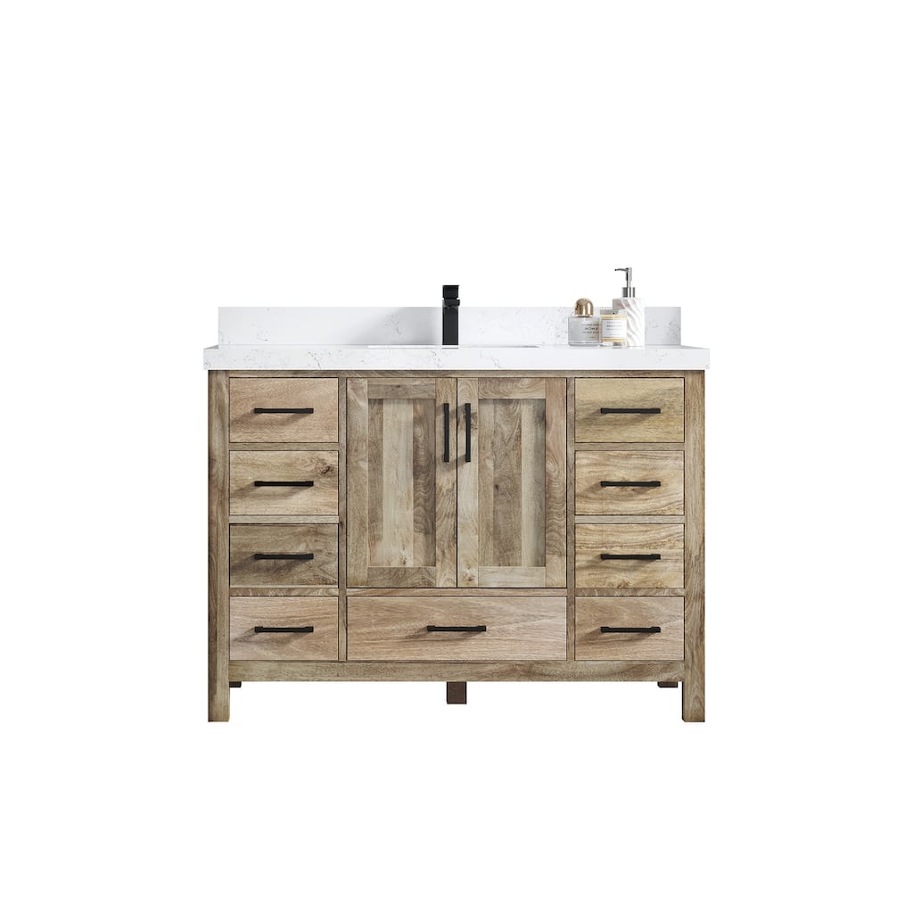 Willow Collections 48 in. W x 22 in. D Malibu Mango Single Sink Bathroom Vanity with Countertop