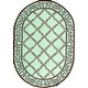 preview thumbnail 22 of 105, SAFAVIEH Handmade Chelsea Kimber Trellis French Country Wool Rug 4'6" x 6'6" Oval - Blue/Brown - Oval