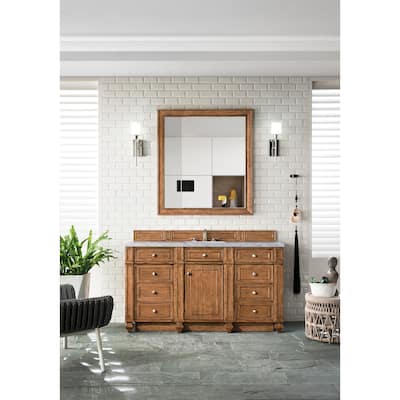 James Martin Vanities Bristol 60" Single Vanity, Saddle Brown