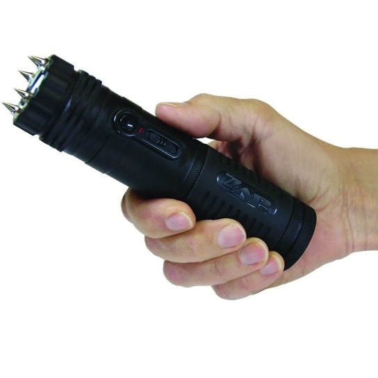 Rechargeable Stun Gun Flashlight Combo - Overstock - 14168869